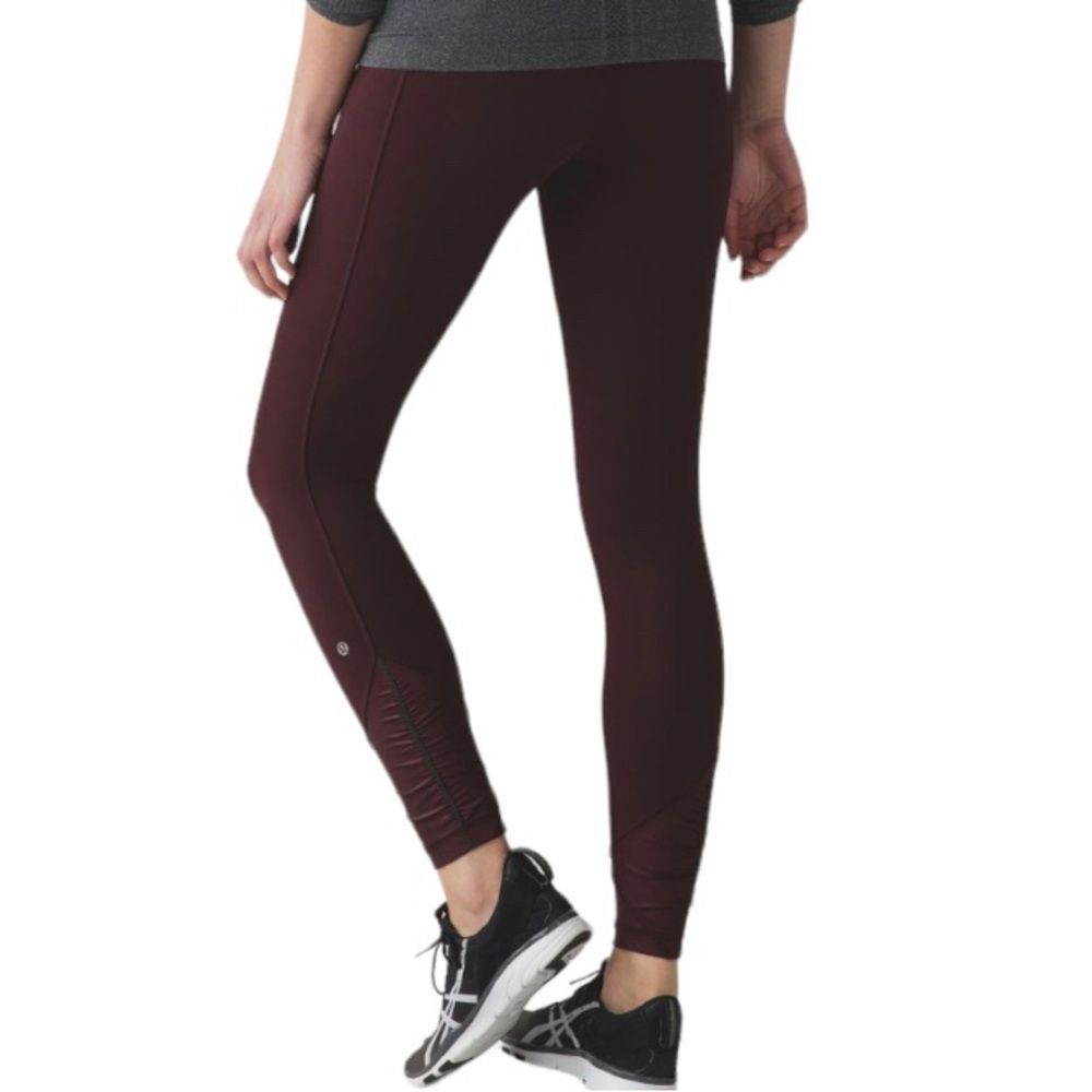 lululemon athletica Maroon Leggings